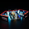 cooldac LED-Licht Kit Kompatibel mit Lego F1 Garage & Mercedes-AMG & Alpine Cars, LED Beleuchtungsset Kompatibel mit Lego 60444(nur Lichter,Keine Modelle)