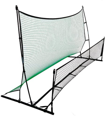 Kapler 2 in 1 Fußball Rebounder kickbac für Kinder: 210 * 90cm Rebounder fußballtor Outdoor für Training doppelseitig für Team- oder Solo-Fußballtraining