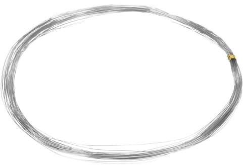 QUARKZMAN Filo in acciaio inox 32 gauge 0,2 mm 10 m/33 ft morbido artigianato scultura, filo mimetico resistente per gioielli fai da te, argento