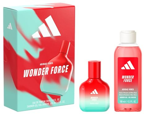 adidas, Cofanetto Regalo Vibes Wonder Force, Eau de Parfum 30ml e Docciachiuma 100ml