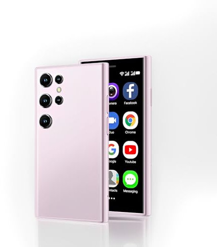 LICAEVEY 4G Smartphone Sbloccato Small Smart per L'autorizzazione - Telefono Cellulare Android 8.1 da 3,0 Pollici Compact, 2 GB RAM 16 GB ROM, Fotocamera da 5 MP, Dual SIM, WiFi GPS (Roseo)