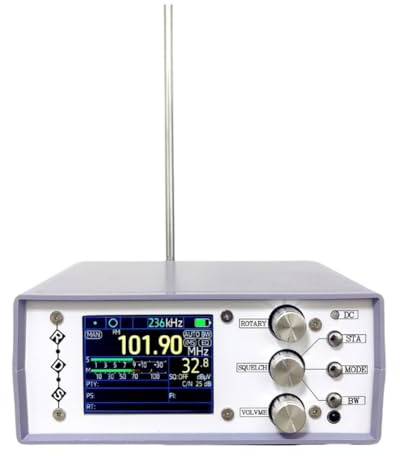 Fangxuee Full-Band Radio TEF6686 Digital High-Sensitivity Radio FM AM Radio Stereo