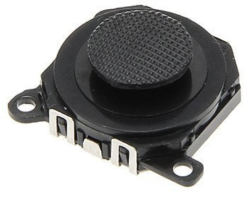 Gametown Replacement Parts Analog 3D Button Thumbstick Stick Joystick Rocker with Cap for Sony PSP 1000 1001 -Black