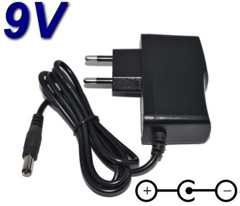 TOP CHARGEUR * Adaptador Alimentación Cargador Corriente 9V Reemplazo Recambio Casio AD-5 AD-5E AD-5MLE-TC1 AD-5MR AD-5EL AD-5GL para Teclado Piano Sintetizador