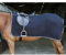 Riding World Nierendecke aus Polarfleece, schwarz grau, 125cm
