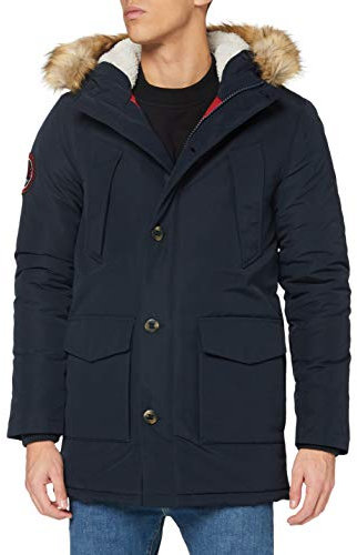 Superdry Everest Parka, Eclipse Navy, XS Homme