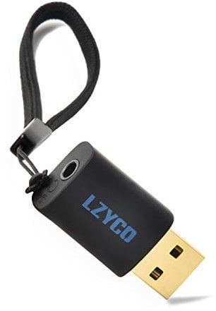 USB to 3.5mm Jack Audio Adapter, USB Sound Card, to Headphone Jack Adapter with 3.5mm Aux Stereo Converter for PS4/PS5/PC/Laptop,with Built-in Chip.Plug and Play