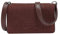 Liebeskind Berlin Suede Lizard Sina Geldbörse, Small (7.4 cm x 11.2 cm x 2.5cm), Merlot