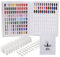 Noverlife Professional 216 Nail Colors Chart, White Nail Gel Polish Display Card Book, Nail Art Salon Nail Design Display Booklet, Professional Nail Color Swatches Nail Practice Card Design Board