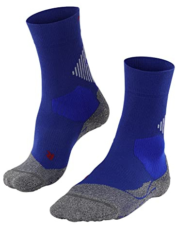 FALKE Unisex Socken 4 GRIP U So Funktionsmaterial für maximalen Speed 1 Paar, Blau Blue 6449, 44-45