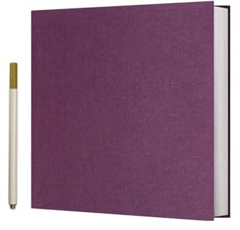 Vienrose Photo Album Self Adhesive Book 60 Pages 33x32cm Purple