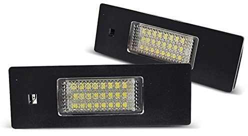 License LED Lights Compatible with BMW 1 Series E81 E87 2004 2005 2006 2007 2008 2009 2010 2011 RS-2067 License Plate Light Rear Lamps Number Plate Lights
