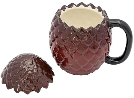 Joytoy 22853 Game of Thrones Keramik Drachenei 3D Tasse, 320ml Kapazität