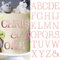 BETESSIN 27Pcs Buchstaben Deko Torte Rosegold Kuchen Dekoration Geburtstag Acryl A-Z Tortendeko Großbuchstaben Tortenaufsatz Set für Hochzeit Jubiläum Party Feier