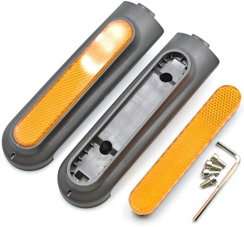 myBESTscooter – Radabdeckungen auf der Rückseite mit reflektierenden Aufklebern für Xiaomi Pro 4 Elektroroller