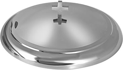 Mayur Exports Holy Communion Cup Tray Cover Stackable Stainless Steel Tray , Portable Holy Communion Trays for Churches- Silver Mirror Finish