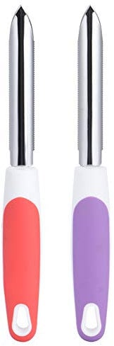 Vegetable Drill Zucchini Corer 26×7×3 2pcs Stainless Steel Fruit Pepper Corer Core Remover Tools Kitchen Supplies Orangepurple, BAGIMAFVBH5TZAOR