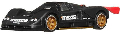 Hot Wheels Premium Car Culture Spielzeugauto zum Sammeln, Maßstab 1:64, Mazda 787B, Hammertropfen-Fahrzeug mit echten Reiter-Reifen