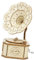 Oshhni Phonographe 3D Puzzle en bois, Kits de construction mécanique, boîte à musique mécanique rétro pour adultes, bricolage, Kits d'artisanat en bois pour, styleE