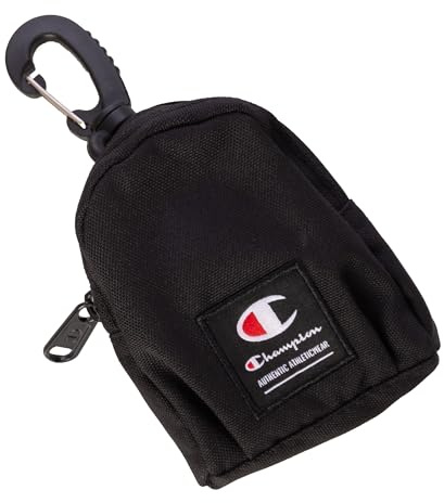 Champion Unisex Lifestyle Accessories Script Shop-(806028) Recycled Light Polywoven Reisezubehör-Brieftasche, Schwarz (NBK)