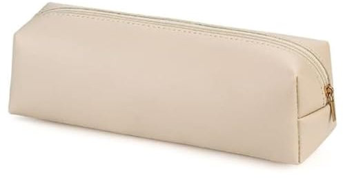 JJiaoLinin Leder Federmäppchen, Tragbare PU-Federmäppchen Kosmetik-Organizer-Tasche Schreibwaren Mit Reißverschluss für Schule Büro Teen Geschenk