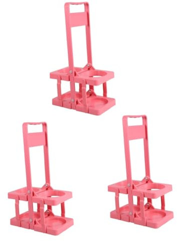 Warmhm 3 Stück Bierregal Handkorb Kunststoff Bierkorb Getränketräger Getränkehalter Für Auto Weinflaschenregal Weinflaschenträger Bierkorb Mit Griff Wiederverwendbarer Bierträger