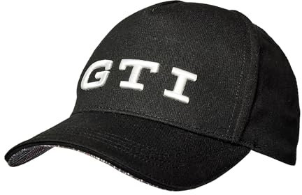 Volkswagen 3A4084300A041 Baseballkappe Cap Baseballcap Mütze Basecap, schwarz, mit GTI Schriftzug