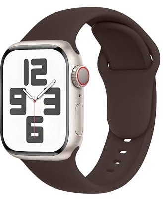SRena SBC1 for Cinturino Apple Watch 38 40 41 42 44 45 46 mm,Ultra e Ultra 2,SE,Serie 7/8/9/10 - Compatibile con Tutti i Modelli,Caffè