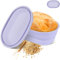 Aledo Silikon-Banneton, 1 Stück Sauerteig-Brotkorb, 25,4 cm, ovale Brotschale, Lavendel