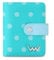 VUCH Geldbörse Letty Turquoise für Frauen, Kleines Geldbeutel für Damen, Portemonnaie für Mädchen, Gepunktete Portmonee, Brieftasche