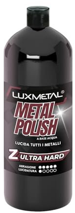 Lux Metal Metal Polish Ultra Hard Polishing Z 1 KG Pâte abrasive pré-polissage pour métaux acier inoxydable aluminium laiton bronze cuivre élimine rayures abrasions très profondes carrosserie voiture