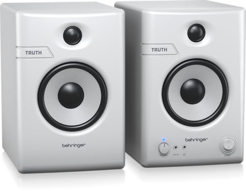 Behringer Truth - Monitor da studio con Bluetooth, 4,5, colore: Bianco