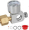 Mgoodoo Adapter Soda-Stream Quick Connect for W21.8-14 CO2 Cylinder, CO2 Gas Bottles Refill Adapter with 3500 psi Pressure Gauge, Compatible with Soda-Stream Duo, Art, Terra, Crystal 3.0, Gaia