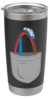 Roller Coaster Pocket Stainless Steel Insulated Tumbler