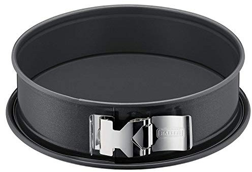 Original Kaiser La Forme Plus Springform 28 cm rund, Backform rund mit Flachboden, SafeClick-Verschluss, Emailleboden, Kuchenform antihaftbeschichtet, schnittfest, auslaufsicher