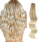 ABH AMAZINGBEAUTY HAIR Tape In Extensions Echthaar Balayage Haarverlängerungen Tape ins Unsichtbare Doppelseitige Menschenhaar 50g 20 Stück Platinaschblond mit Aschbraun #B8-60 45 cm Tape Extensions