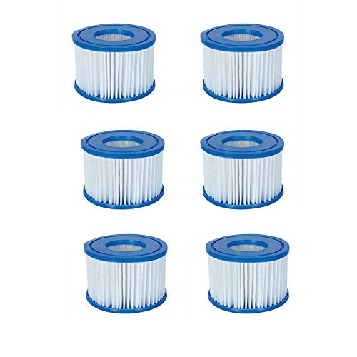 Bestway Coleman, Cartuccia di Ricambio per Pompa filtrante Spa, Tipo VI (Confezione da 6)