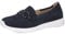 CAPRICE Damen Slipper aus Leder Bequem, Blau (Ocean Suede), 39 EU
