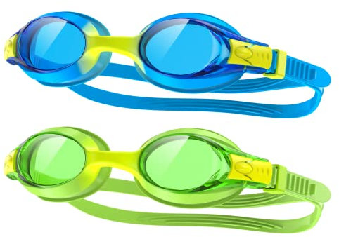 Findway Schwimmbrille Kinder,Schwimmbrille für Kinder Jungen Mädchen Junior, UV-Schutz Anti Nebel Kinder Schwimmbrille für Alter 3-12 Jahre