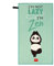 Legami - Fitness-Handtuch aus Mikrofaser mit Reißverschlusstasche, elastisch, kompakt, schnelltrocknend, Ultra saugfähig, Ultraleicht, Sport, 45 x 80 cm, Panda