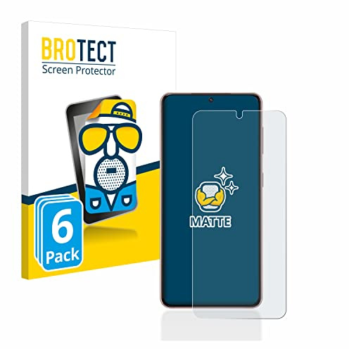 BROTECT Entspiegelungs-Schutzfolie für Samsung Galaxy S21 5G (6 Stück) Matte Displayschutz-Folie, Anti-Reflex, Anti-Fingerprint