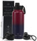 SOLARA 1l Water Bottle | Stainless Steel Water Bottle with Straw | Insulated Water Bottles | Drinking Bottles for Adults | Metal Water Bottle with Straw and Sports Lid | 32oz | Dark Intentions