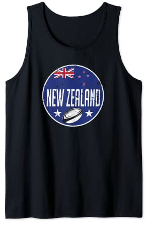 New Zealand Rugby Flag Jersey Hakka Supporter Fan Gift Tank Top