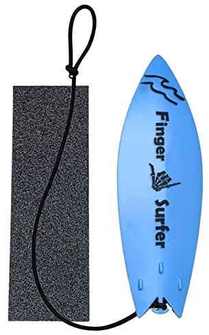 Kekou -Fingerspitzen-Surfbrett - Fingerboard ABS Miniatur Surfboard - Spielzeug-Finger-Surfbrett,Air Finger Surfbrett, Surfboard for Kids Teens Adults, Surfen Überall Und Jederzeit