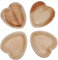Best House Palm Leaf Plates Heart Shape Compostable Biodegradable and Eco-Friendly Palm Leaf Plates 6.5 Inch for Weddings, Parties and Events (Pack of 20)