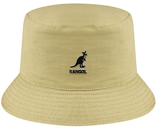 Kangol Ripstop Essential Rev Eimer Mütze, Kaki, M