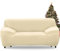 FIGOOO Sofabezug 2 Sitzer Stretch Sofabezüge mit Armlehnen Spandex Couchbezug Modern Anti-Rutsch Waschbar Sofa Protection Cover Schonbezug Couch(2-Sitzer,Beige)