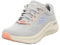 Skechers Arch Fit 2.0 Big League, Sneaker Basse Donna, Light Grey Mesh Periwinkle Coral Trim, 41 EU
