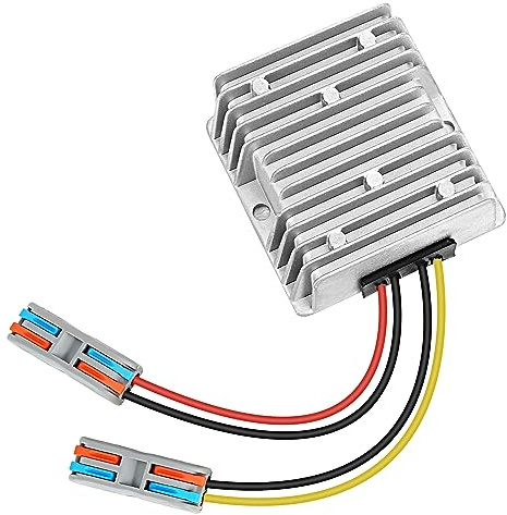 10A 120W Golf Cart 18V 20V 24V 36V 48V Step Down to DC 12V Converter Voltage Regulator Reducer Power Buck Converter Waterproof Transformer(DC 16-58V Inputs