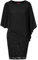 Hanna Nikole Damen Sexy Spitze Bleistift Kleider Große Größen Chiffon Cocktailkleid Schwarz 54